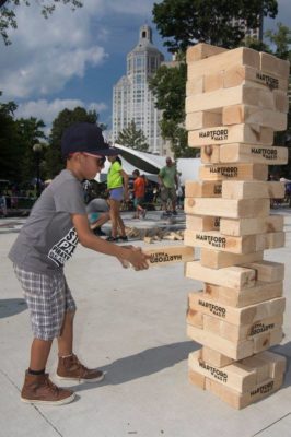 Simple yet complex - pit your brain against a tower of puzzling complexity. Image is connected to the Envisionfest schedule of events.