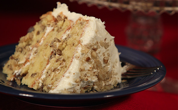 Toothsome black walnut cake. More Hammons recipes.