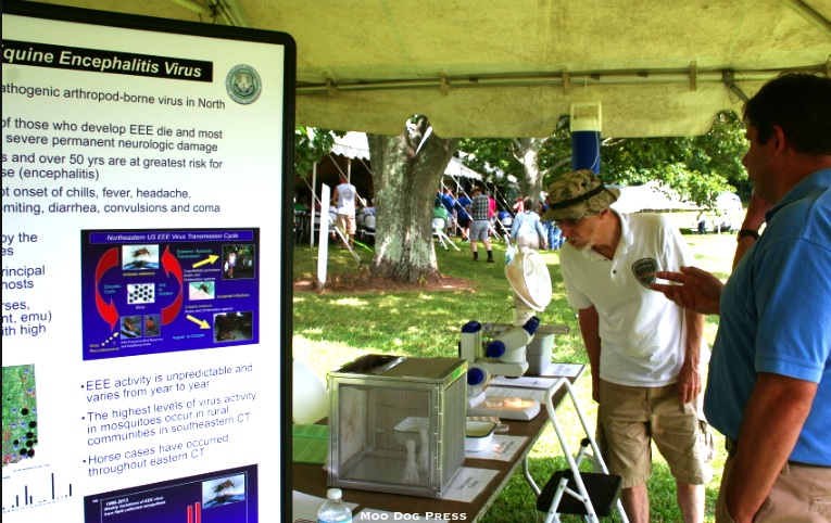 A display about EEE at the annual CAES open house for the public held at Lockwood Farm. CB/MDP