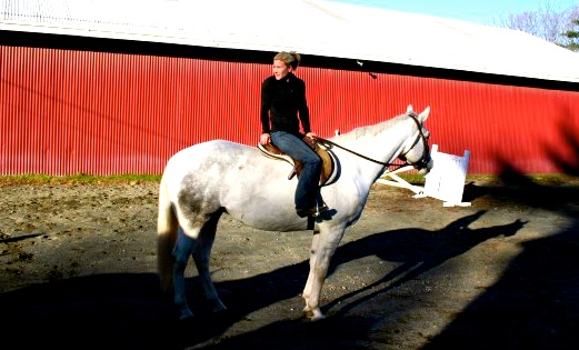 Horse and rider. Let's go. Moo Dog Press Magazine photo.