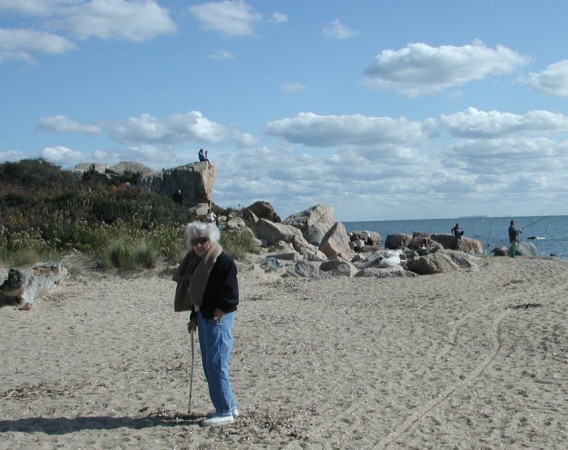 Meigs Point is a family favorite - and the rocks too.