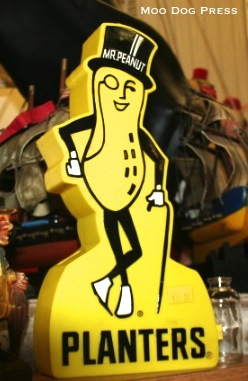 Mr. Peanut of Planters Peanuts fame.