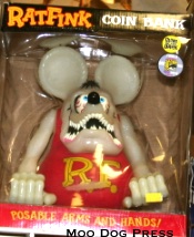 Ratfink with movable arms in box.