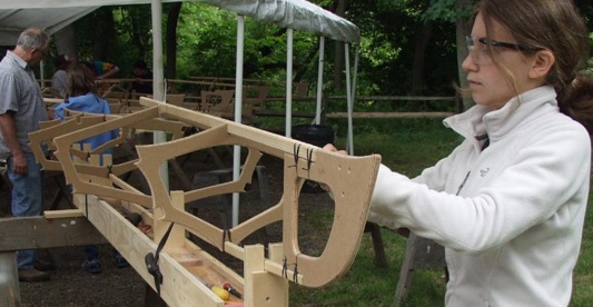 Skin your own kayak at Eli Whitney Museum.