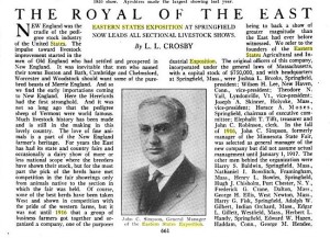 "The Royal of The East" is what this publication called ESE.