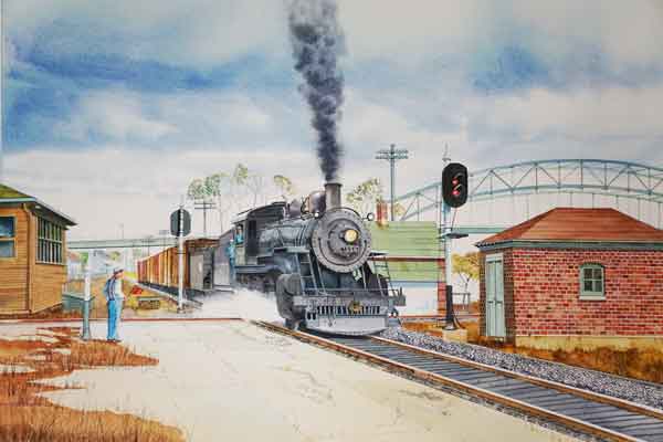 Images include train artist Steve Cryan’s latest depiction for the Connecticut River Museum’s 27th Annual Holiday Train Show.
