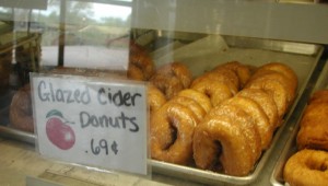 Cider donuts made daily at Lyman's.