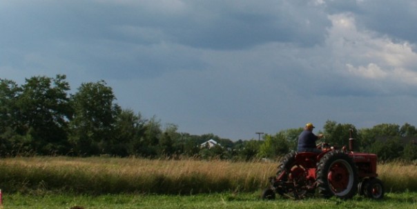 Making hay while the sun shines.