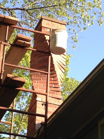 Take a look - a custom-built twisted chimney.