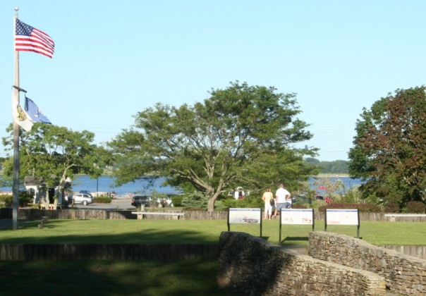 Walk the site at Saybrook Point where these things happened. Signage helps with understanding the layers of history.